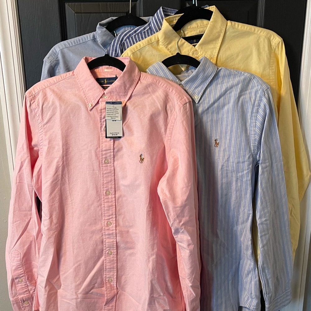 5 brand new (1 w/ tag) Polo Ralph Lauren Shirts